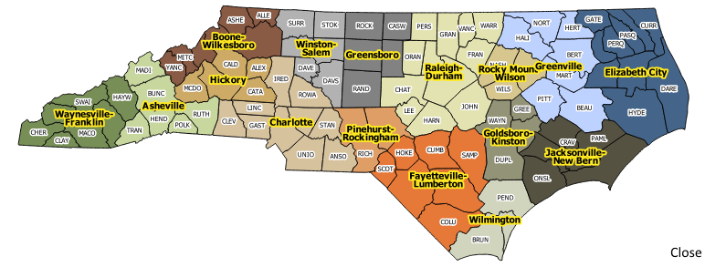 NC Sub-Prosperity Regions